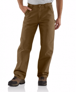 CARHARTT WASHED DUCK WORK PANT BROWN