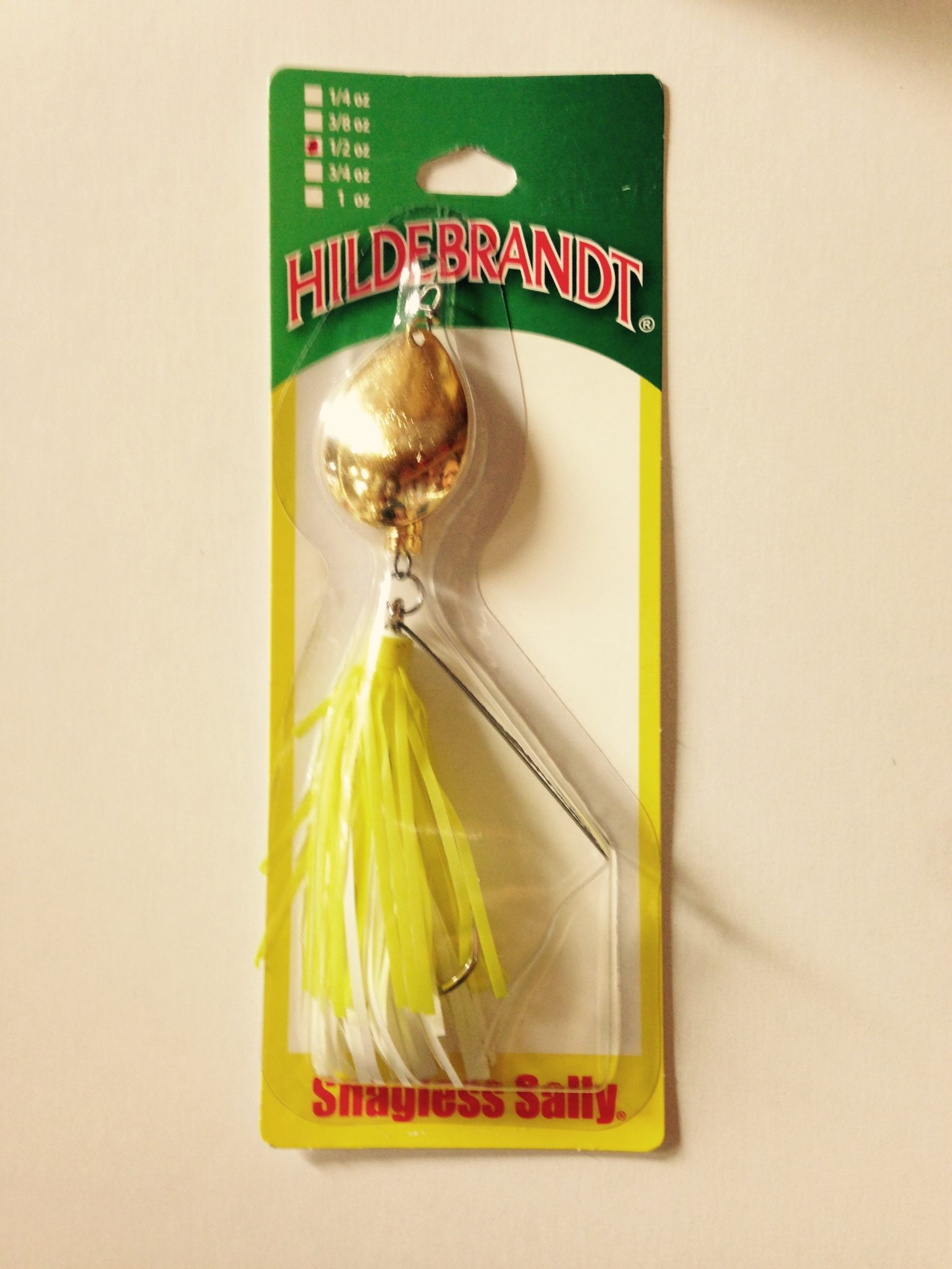 Lot 3 Hildebrandt 4.5SSG-WH Snagless Sally 1/2 oz Gold/White Fishing Lure