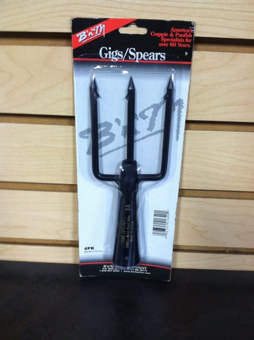 b & m pole 3- prong spears 9"