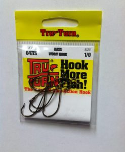 tru turn bass worm hook 7 pk.