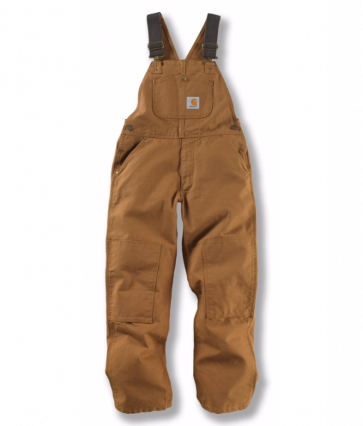 carhartt youth duck washed bib overall