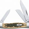 case cutlery 63032 cv amber medium stockman 3blade pocket knife