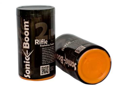 sonic boom 2lb rifle exploding target- orange