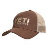 yeti traditional trucker hat brown snapback