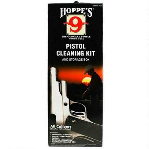hoppe's pistol cleaning kit and storage box