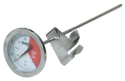 bayou classic stainless steel 5" thermometer