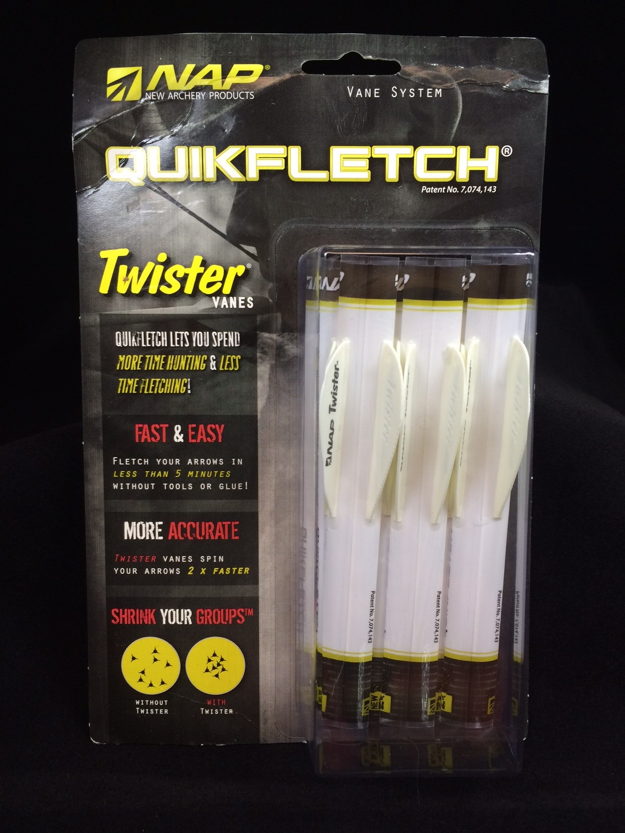 Quikfletch 2 Twister-Wgg 6 Pack 