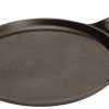 lodge pre-seasoned cast-iron round griddle, 10.5-inch