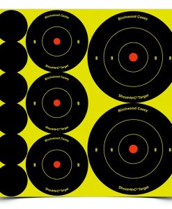 birchwood casey shoot•n•c ass't 1", 2", 3" bull's-eye, targets