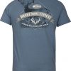 drake men's non-typical short sleeve tee slate