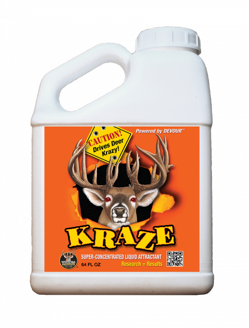 whitetail institute kraze deer attractant 64 oz.