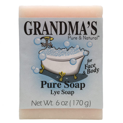 grandma's lye soap 6 oz.