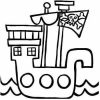 paint-a-doodle 12 x 12 pirate ship painting kit