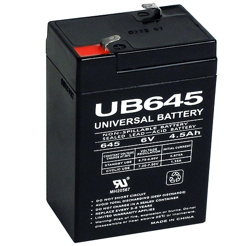 universal power group 6 volt agm battery