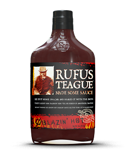 Rufus Teague Blazin' Hot BBQ Sauce