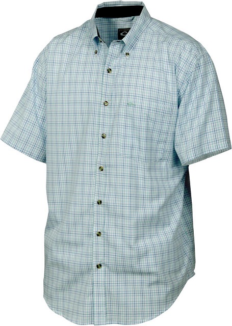 Drake Men's Big Easy Plaid Short Sleeve Shirt