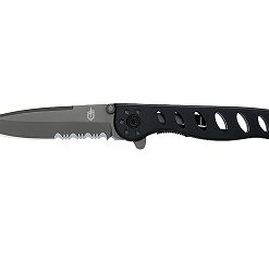 Gerber EVO Ti-Coated Serrated Folding Knife