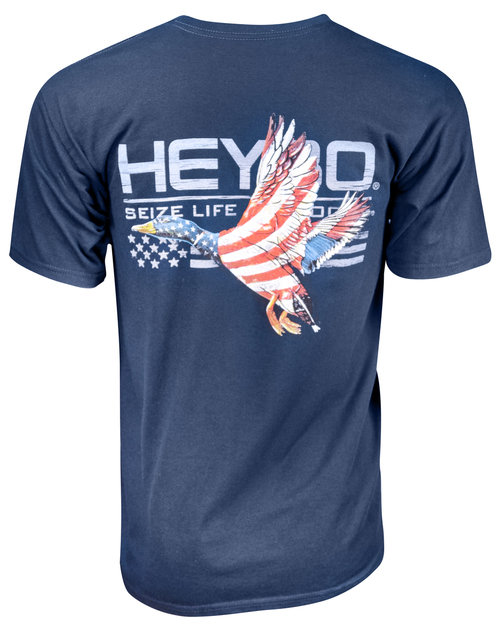 Heybo Men's Patriotic Duck T-Shirt