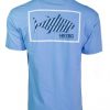 Heybo Men's Prep Stripe Short Sleeve Pocket Tee