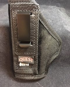 Quest Leather Tuckable Holster Small Glock - Left Hand