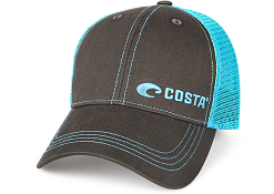 Costa Del Mar Neon Trucker Twill Hat