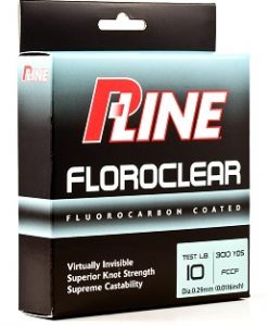 P-Line Floroclear Fluorocarbon Coated Fishing Line 10 lb./300 yd