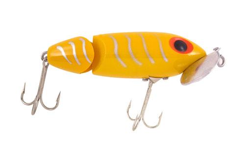 ARBOGAST JOINTED JITTERBUG YELLOW