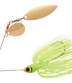 BOOYAH DOUBLE WILLOW SPINNERBAIT CHARTREUSE