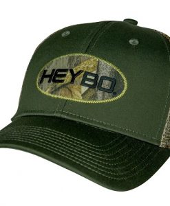 Heybo Men's Oval Patch Camo Mesh Back Trucker