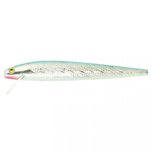 REBEL FISHING LURE JOINTED MINNOW SILVER BLUE