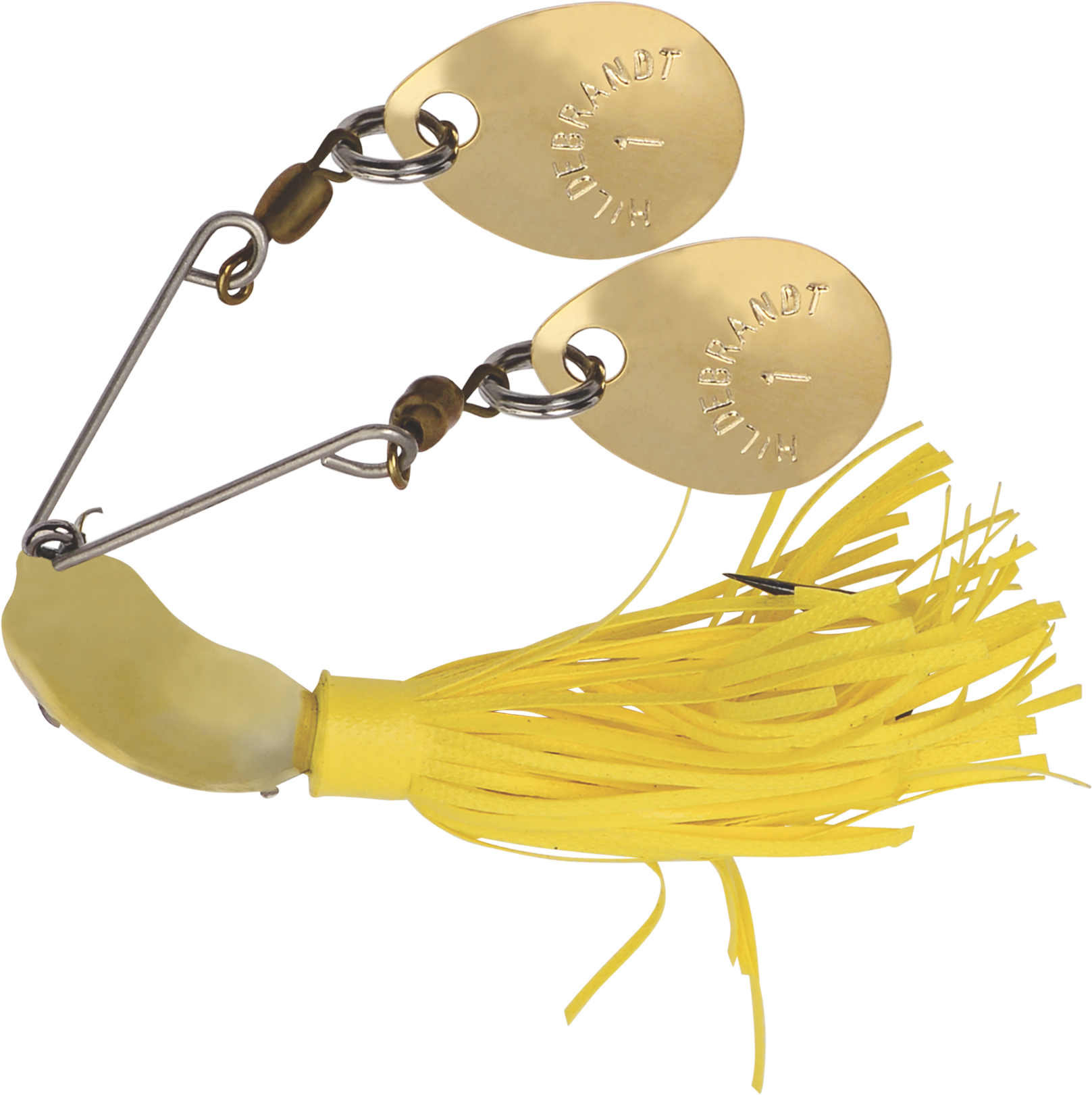 Vintage Hildebrandt Spinners Hildebrandt, 3/64oz Gold fishing spoon #16668
