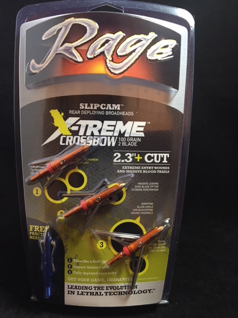 are rage broadheads good for crossbows
