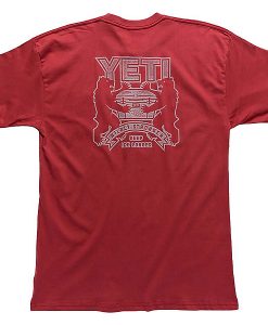 Yeti Coat Of Arms Short Sleeve T-Shirt