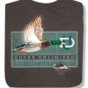 Ducks Unlimited Men's Drake Mallard In Flight SS T-Shirt