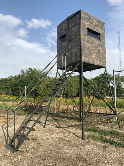 Atascosa Bushlan Outfitter 5X5 8' Tower Blind | Safford Trading Company