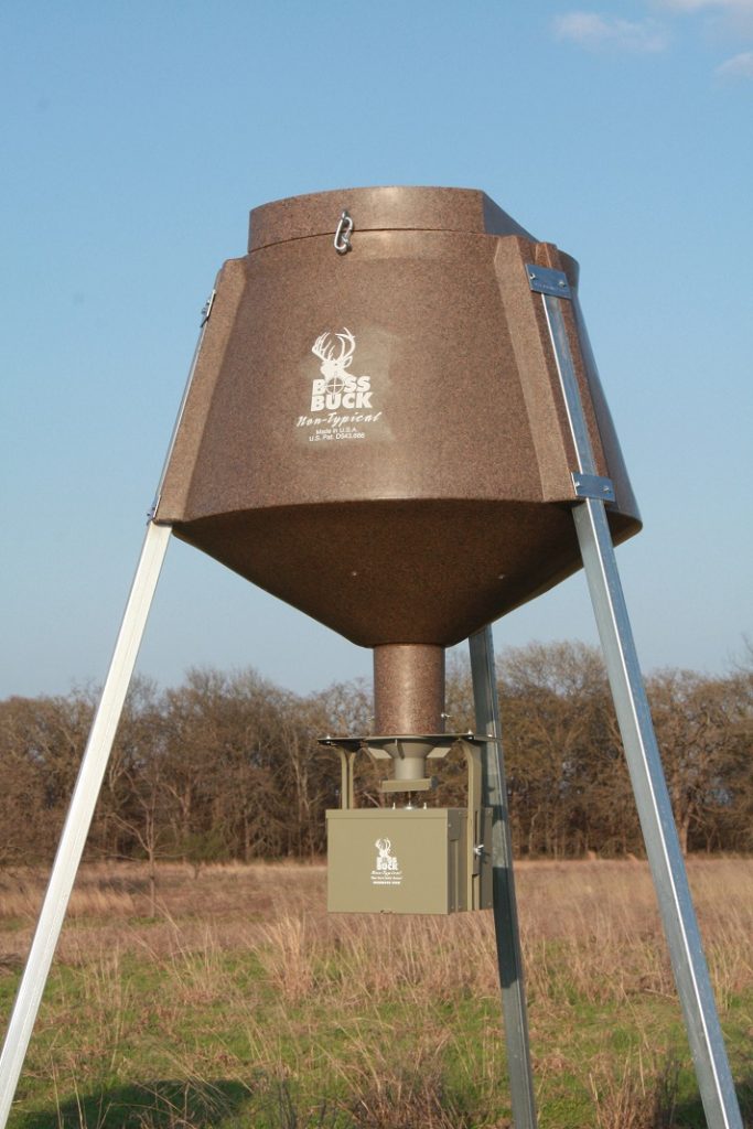 Boss Buck 350lb Spincast Game Feeder Safford Trading Company