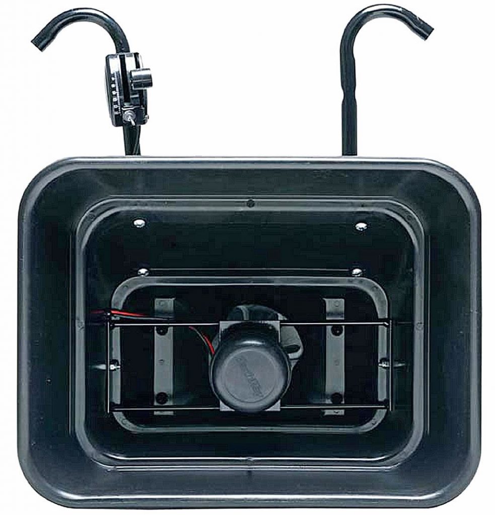 EarthWay M20 12V ATV Mount Broadcast Spreader Safford Trading Company