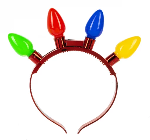 Ganz Light Up Christmas Light Bulb Headband #EX26910