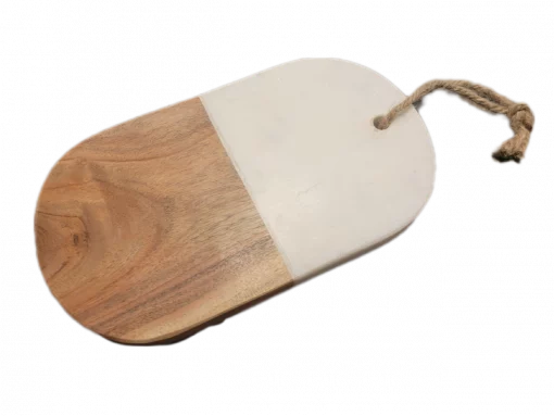 Ganz Marble And Acacia Wood Cheese Board #ER62336