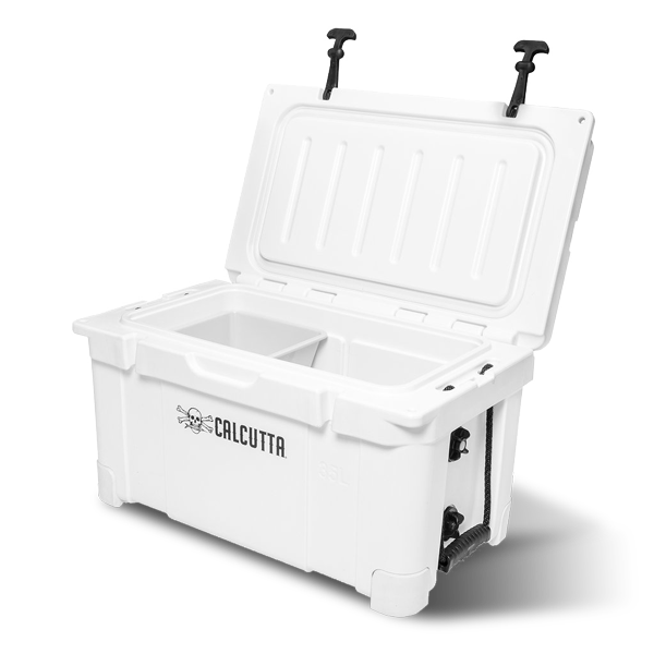 Calcutta cooler, open