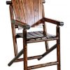 Leigh Country Char-log Bar Arm Chair #TX 93730