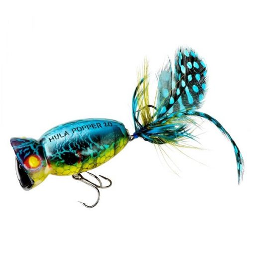 Arbogast Hula Popper 2 3/8 Oz Blue Kill #G761-537