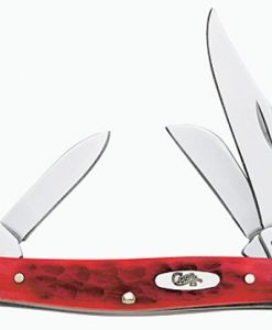 Case Knife Dark Red CV Medium Stockman #C06981