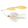 War Eagle Double Willow Spinnerbait - 3/8 Oz White Gold #WE38GW01G
