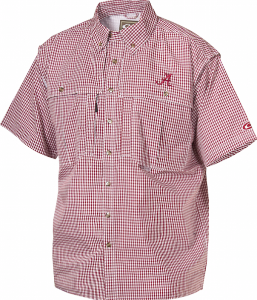 Drake Men's Alabama Plaid Wingshooter's Shirt S/S #SD-ALA-2670