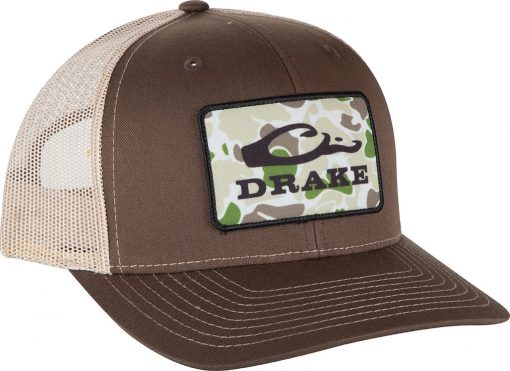 Drake Men's Old School Patch Mesh Back Cap #DH4000