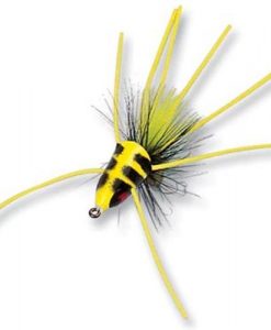 Betts Falls Fish Head Size 8 - Black Chartreuse #155L-8