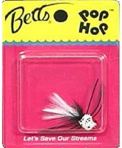 Betts Fishing Lure Pop Hop Fly Popper - Size 10 - Assorted #806-10-9