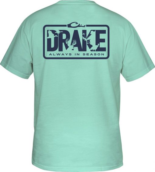 Drake Men's Always in Season Tee S/S #DT9195 - Aqua