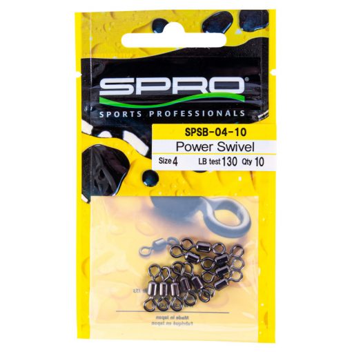 Spro Power Swivels Size 5 -10 Pack # SPSB05